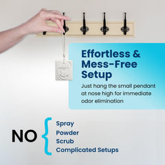 MoodifyPet: tecnología ScentScreen, neutraliza olores en la fuente.
