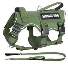 MOOGROU chaleco táctico para perro con ajuste cómodo para control durante caminatas.