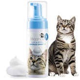 Mooncat champú seco para gatos: botella visible para refrescar entre baños