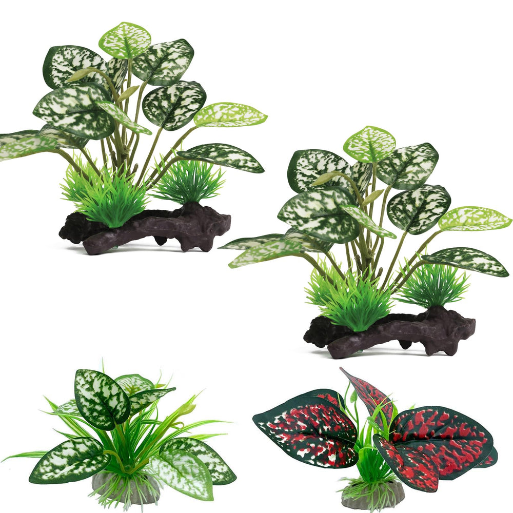 Moonorange plantas artificiales terrario, hojas realistas para decoración duradera.