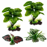 Moonorange plantas artificiales para terrario, aspecto realista y decoración duradera.