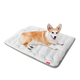 Moonsea almohadón crate con peluche suave para descanso cómodo del perro.
