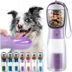 Botella MoonyMars para perros con agua, ideal para paseos prolongados