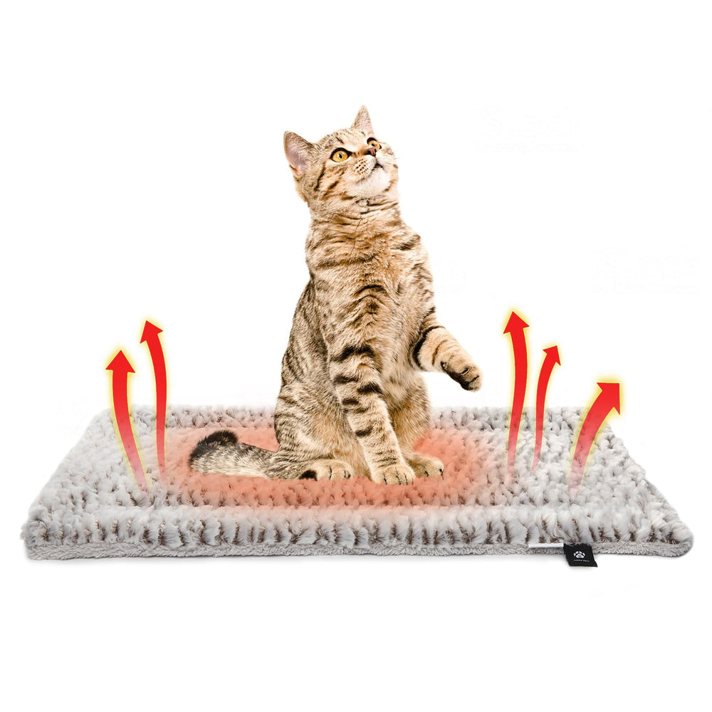 Mora Pets almohadilla auto caliente para gatos, calor constante sin cables.