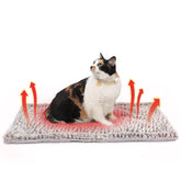 Cama autocalentable Mora Pets en formato rectangular, calor constante para gatos.