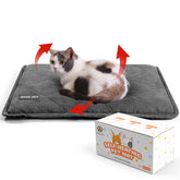 Cama Mora Pets auto-caliente 24x18 para gatos, comodidad cálida.