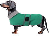Morezi abrigo dachshund cierre gancho bucle, diseño seguro para inviernos fríos.