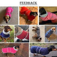 Morezi Dachshund Coat orificio arnes: compatible con arnés para paseos seguros