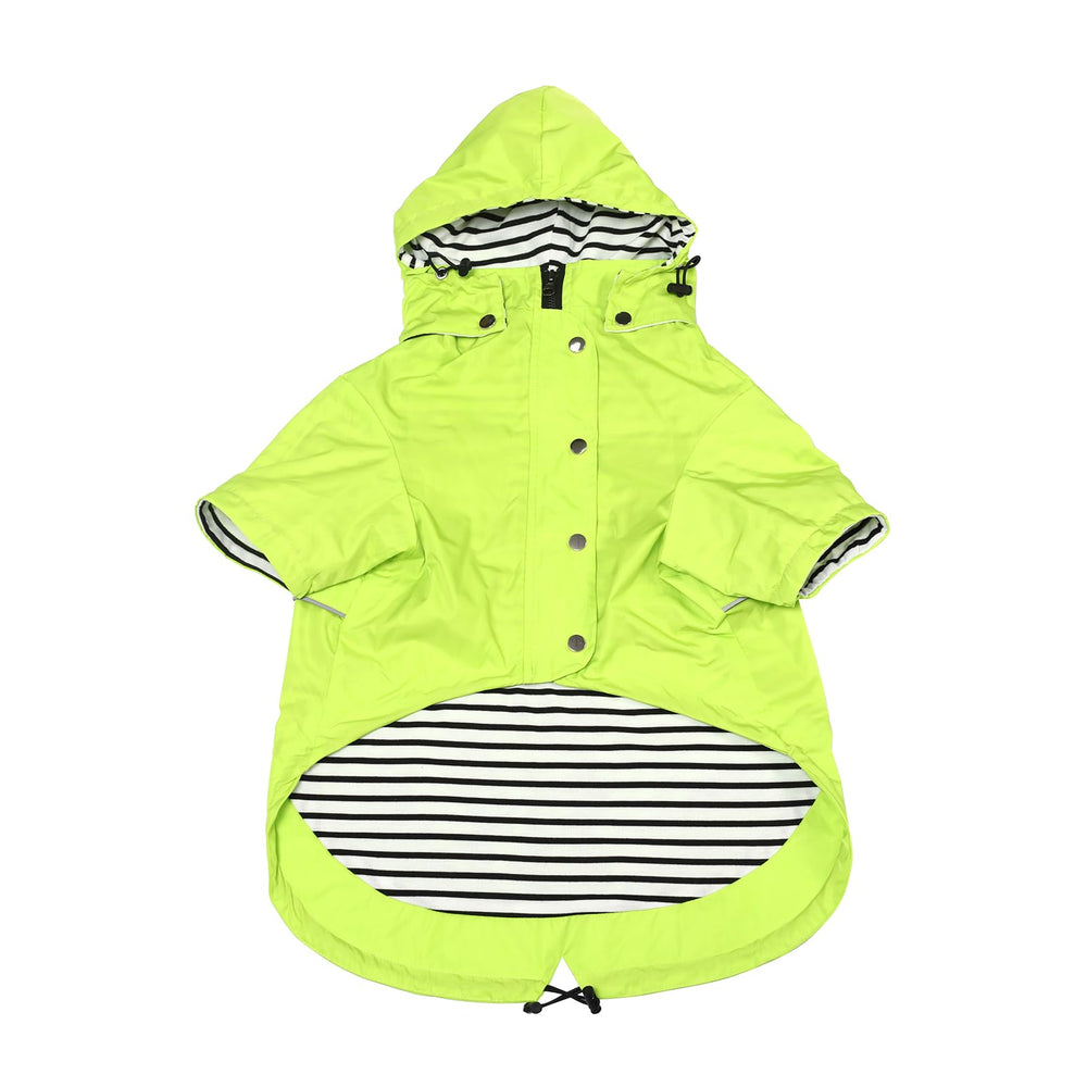 Morezi impermeable para perros con capucha removible protege durante la lluvia y mantiene seco al animal