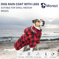 Morezi chaqueta para perros con botones y cremallera, fácil de poner