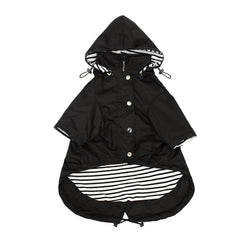 Morezi impermeable para perro con cremallera y botones reflectantes ideal para salidas bajo la lluvia