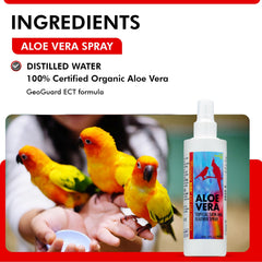 Cuidado de piel sensible de aves con Aloe Vera Morning Bird.