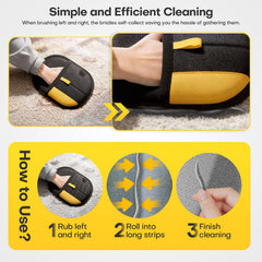 Guantes Morphcontainerpet para ropa, prendas libres de pelusa