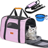 Mor pilot portatil transportin gato espaciioso para viajes comodos.