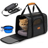 Morpilot transporte mascotas tela suave, cómodo para gatos grandes durante viajes