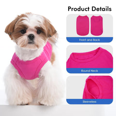 Morvigive camiseta para perro pequeño en primavera, perfecto para paseos diarios.