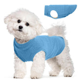 Morvigive chaleco perro azul talla M, cómodo para paseos invernales.