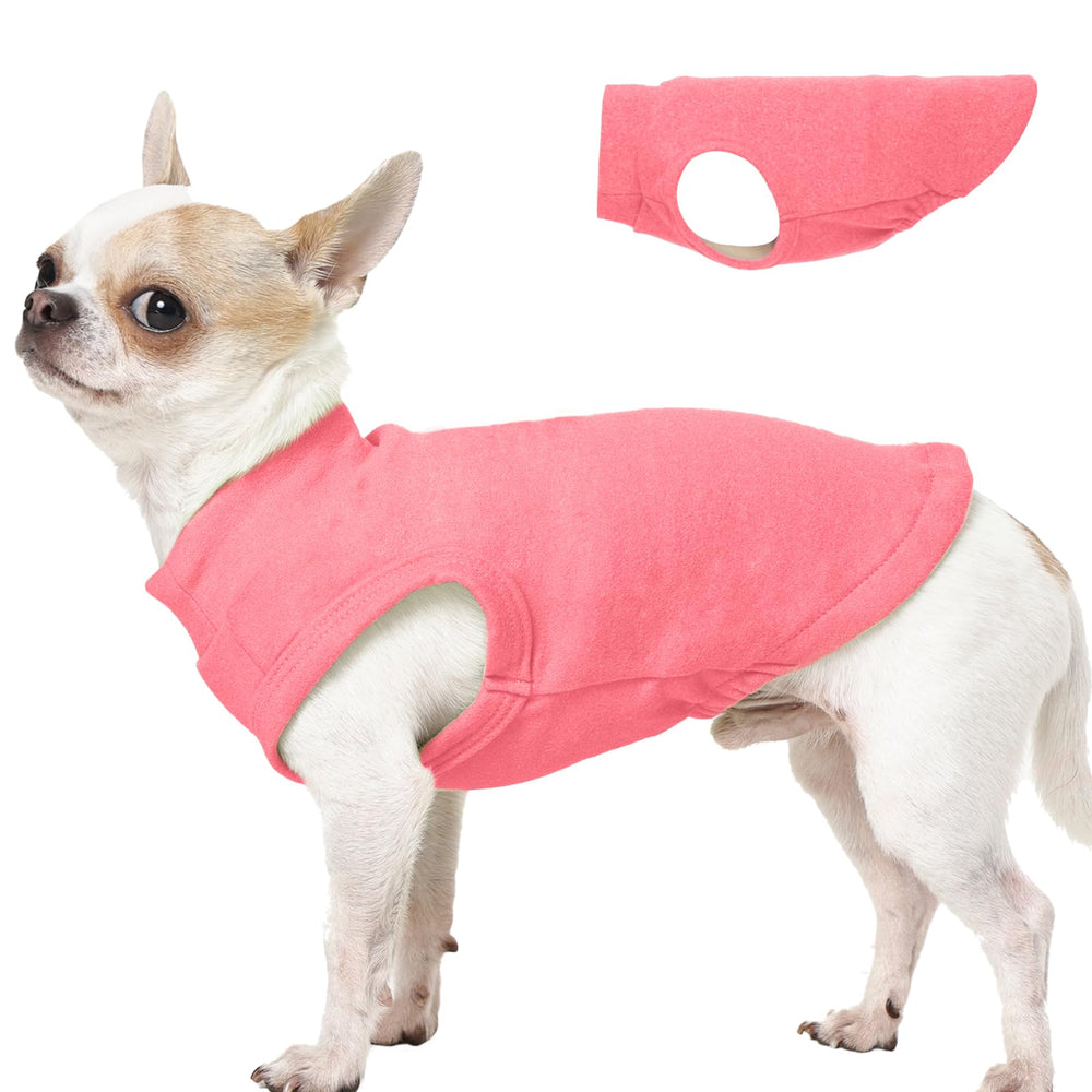 MORVIGIVE suéter para perro Rosered XS, ideal para paseos diarios en clima frío.