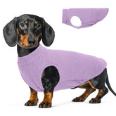 MORVIGIVE suéter felpa morado para perro, abrigo suave para paseos.
