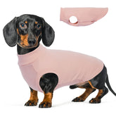 MORVIGIVE suéter polar para perros rosa, ajuste cómodo para paseos diarios.