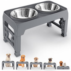 Moserein: soporte cuencos elevados para perros medianos y grandes, comodidad al comer.