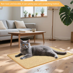 MOSIOBERDAVIAN: rascador de sisal duradero, ideal para uso prolongado.