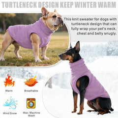 Mosucoirl suéter morado, ajuste cómodo en tallas XS a 4XL.