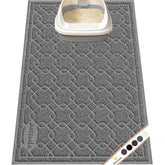 Alfombrilla para arena de gato Motsamla grande 35x24, reduce salpicaduras en el piso