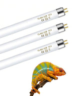 MouMouPurr bombilla UVB-T5 12pulgadas para desiertos, iluminación amplia para reptiles.