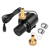 Bomba Mountain Ark DC12V vista frontal, ideal para fuentes decorativas.