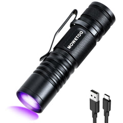 Linterna UV MOWETOO 395nm mini con zoom para uso diario