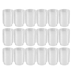 MRTIOO tazas de alimento para reptiles, 0.5oz, visión clara de la comida.