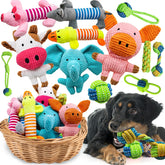 Juguete peluche sonoro de Mruq pet para perros pequeños, ideal para jugar y entrenar.