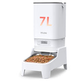 MUBBI alimentador automático para gatos con tapa lateral, mantiene la comida fresca.
