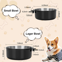 MultiOutools jaula para perros cuenco inoxidable; ajuste de altura para digestión cómoda.