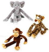 Juguete elefante Multipet 22" Swing Safari: promueve juego activo y mordisqueo suave