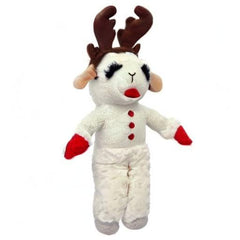 Multipet corderito navideño con chirrido, ideal para juegos