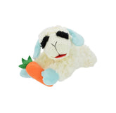 Multipet Cordero Pascua frente, juguete suave para juego y abrazos.