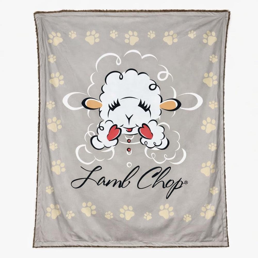 Manta Lamb Chop de Multipet con diseño multicolor para juegos y descanso.
