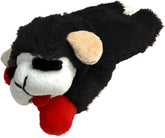 Multipet Lamb Chop mini negro 6 pulgadas, peluche suave para juego diario.