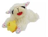 Multipet Lamb Chop peluche suave para perros pequeños, perfecto para mimos