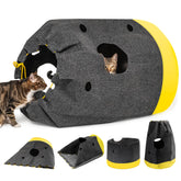 MUMUQ bolsa-juego-gato colapsable: centro de actividad para interiores