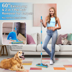 Mango ajustable Mupapi ergonómico facilita limpieza sin agacharse.