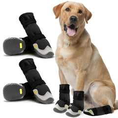 Musimc zapato impermeable para perros con suela antideslizante para caminar seguro.