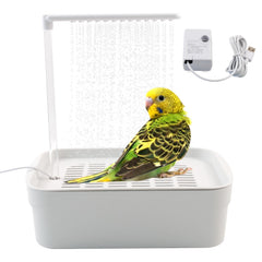 MUYG ducha automática con bomba para aves, baño cómodo en jaula.