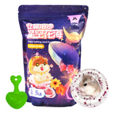 MUYG arena de baño para hámster con pétalos naturales y aroma suave.