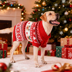 MuYaoPet estampado navideno, patron festivo para fotos familiares.