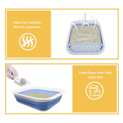 MUYG bandeja para gatos con usos múltiples, ideal para viajes y camping