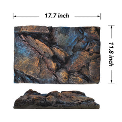 MUYG panel de piedra para terrario, textura realista y duradera