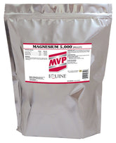 MVP Magnesium 5000: envase de gránulos, fácil de dosificar para caballos.